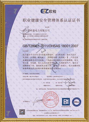职业健康认证